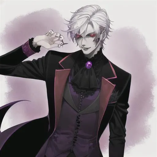 Diabolik Lovers  Anime Fan art, Manga boy, purple, black