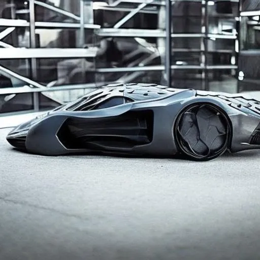 Prompt: Future Batman Car