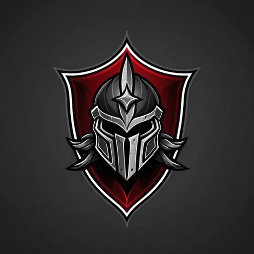 Prompt: (logo design) for football team "NLV Dark Paladins", must incorporate NLV into the logo, medieval-inspired, dark color palette with deep black and rich silver and red accents, sleek and professional style, suitable for a sports emblem, high-quality and eye-catching.