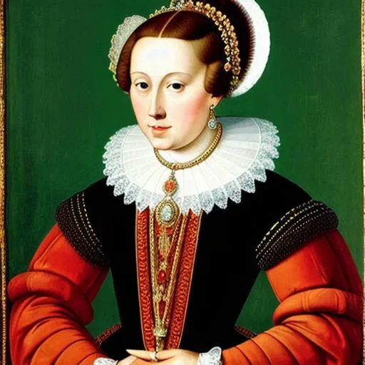 Prompt: portrait of a 16th-century German princess