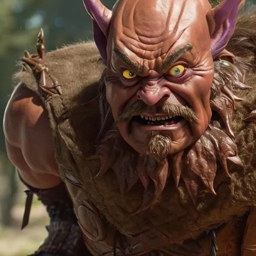 Prompt: nick offerman as a hobgoblin from Dungeons & Dragons 3.5