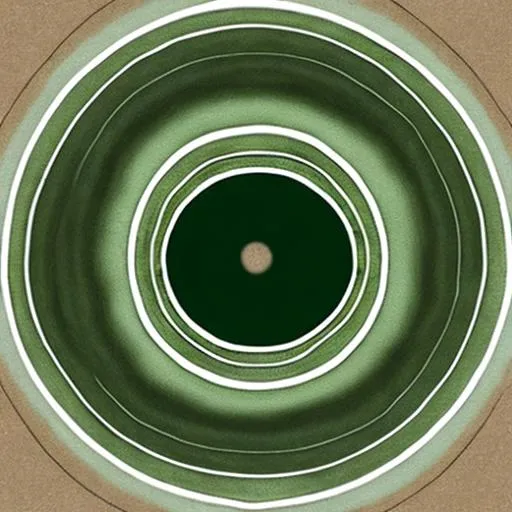 Prompt: Dark Green Circle