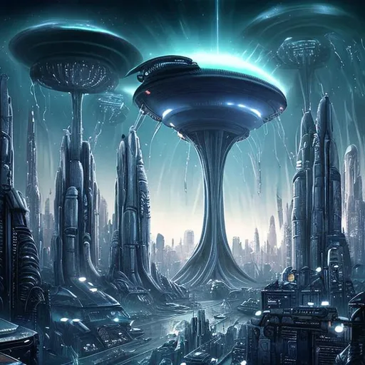 Prompt: Alien City


