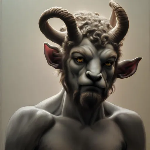 Prompt: satyr, photorealism