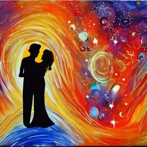 Two people deep and spiritually in love enlightened... | OpenArt