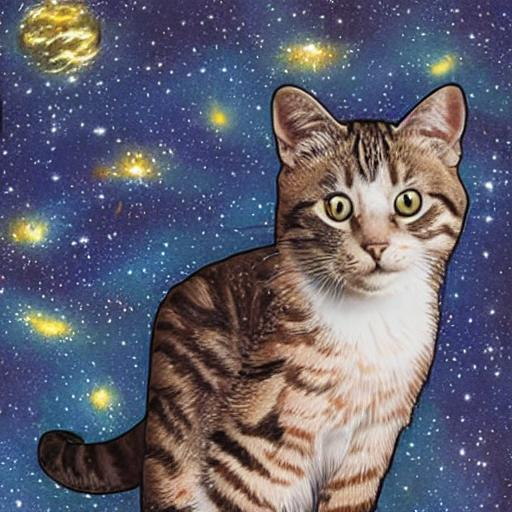 a cat in a space | OpenArt