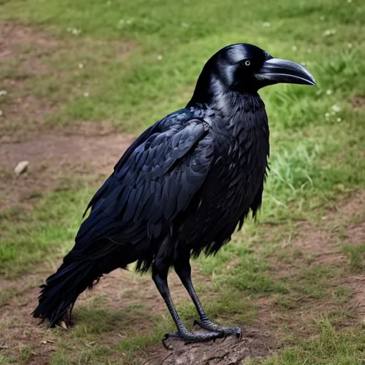Prompt: Black crow