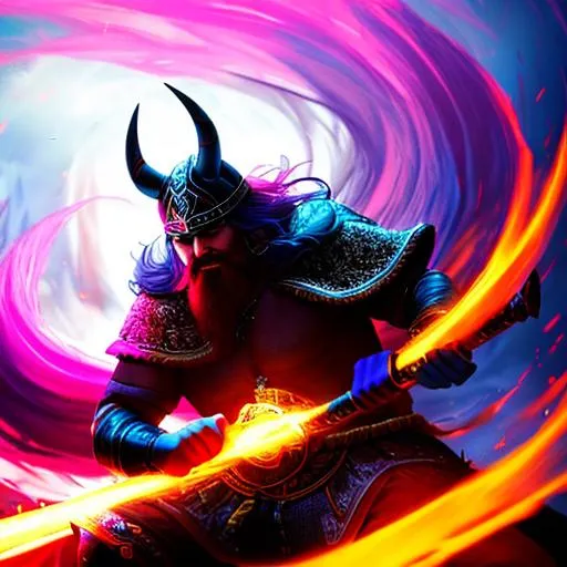 Prompt: Photo of a viking whipping a evil powerful human-shaped demon. High-res, perfect composition. UHD, 8k, ultra realistic, 4k quality, {sharp focus}, Pulitzer Prize for Feature Photography, Sony World Photography Awards, Monovisions, IPA, National Geographic. Bright colours, high contrast, vivid.