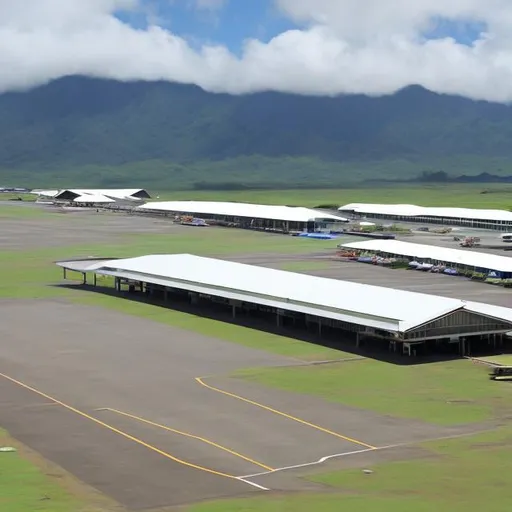 Prompt: Tokua Airport East New Britain province 