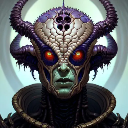 Excellent Portrait of a Alien male hideous and defor... | OpenArt