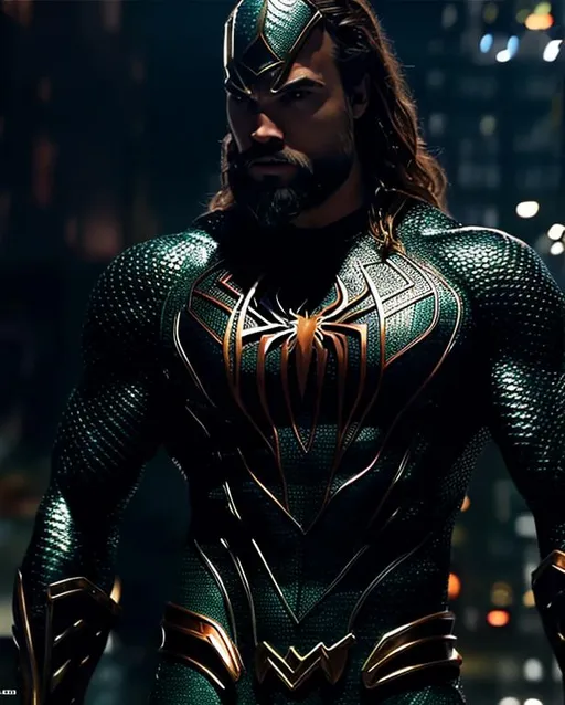 Prompt: Aquaman, Spiderman Hyper Detailed, ultra realistic, 8k, 