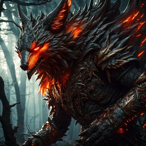 Prompt: 8k Ultra high definition, fine realistic detail, high resolution, full-body realistic male human with a foxlike head and face, blood hunter, red glowing magic hands, armour, forest in the background, beautiful face, best quality, high resolution, extreme detail, natural light, highest quality, cinematic lighting, Lifelike, cinematic shadows.