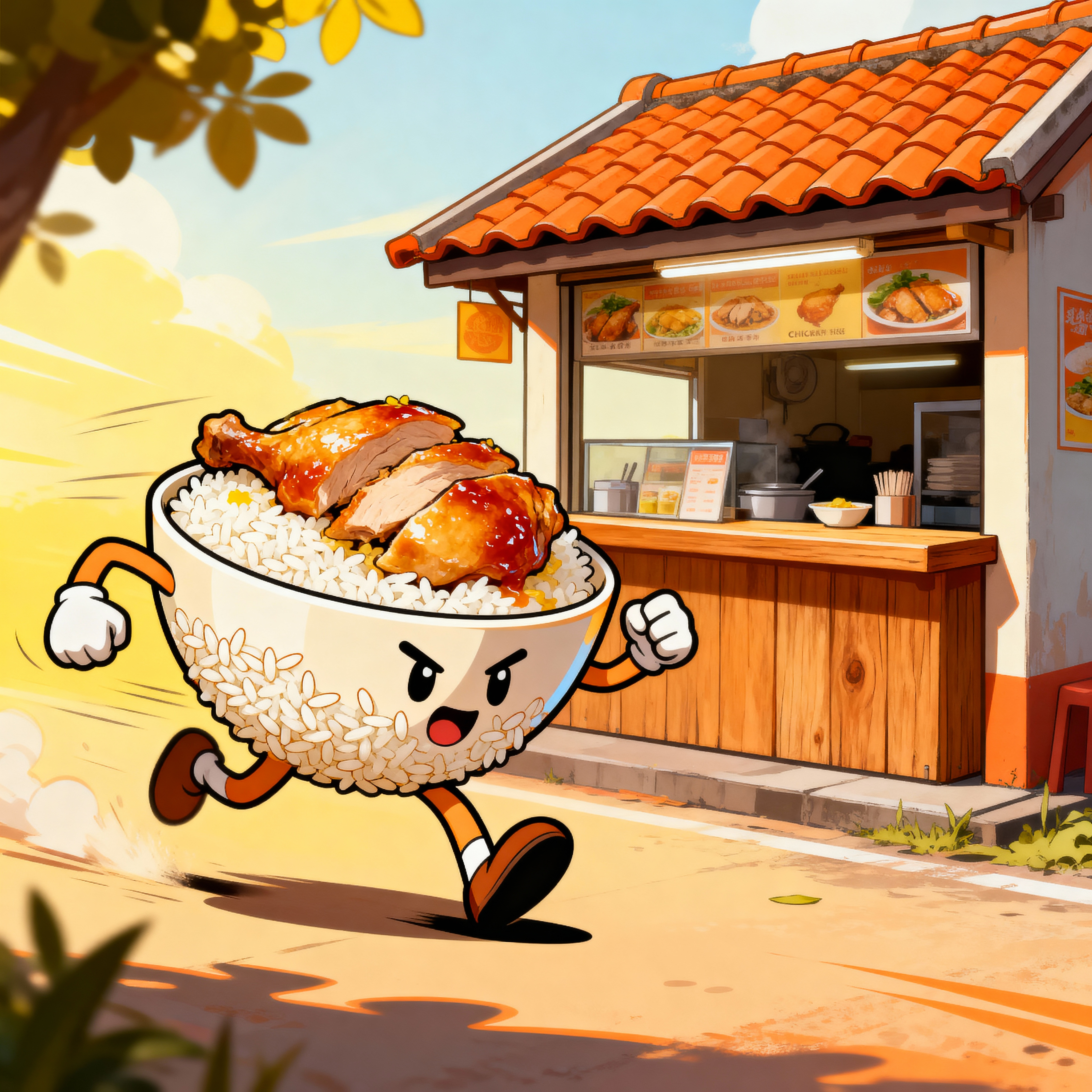 Chicken Rice Boss Chicekn rice attacking chicken rice shop