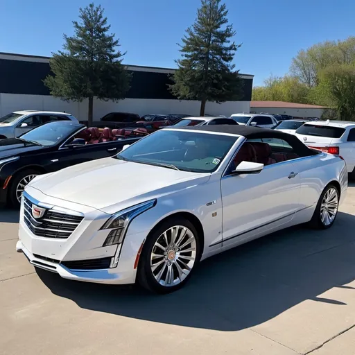 Prompt: A cadillac ct6 2door coupe convertible conversion 