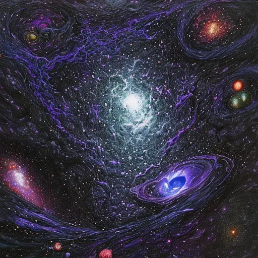 Prompt: Hyperdetailed, realistic cosmic void.