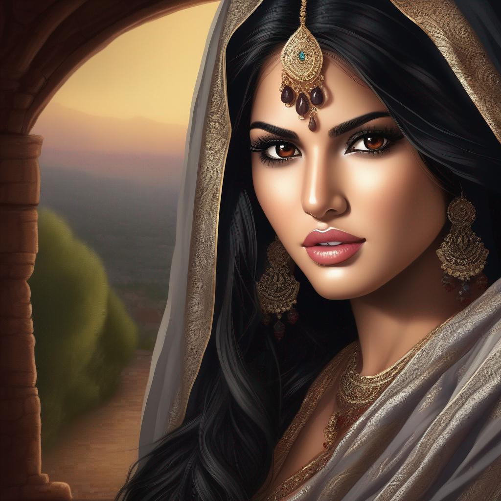 highest quality, digital drawing, Sunny Leone:gypsy,... | OpenArt