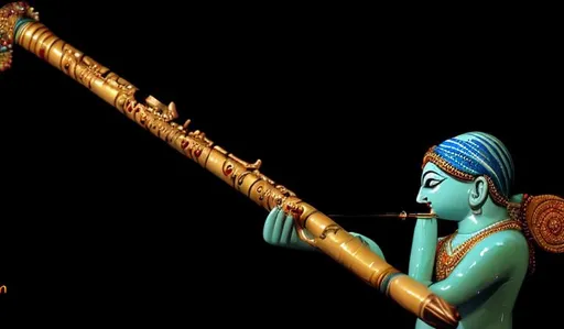 Prompt: Krishna's Flute
