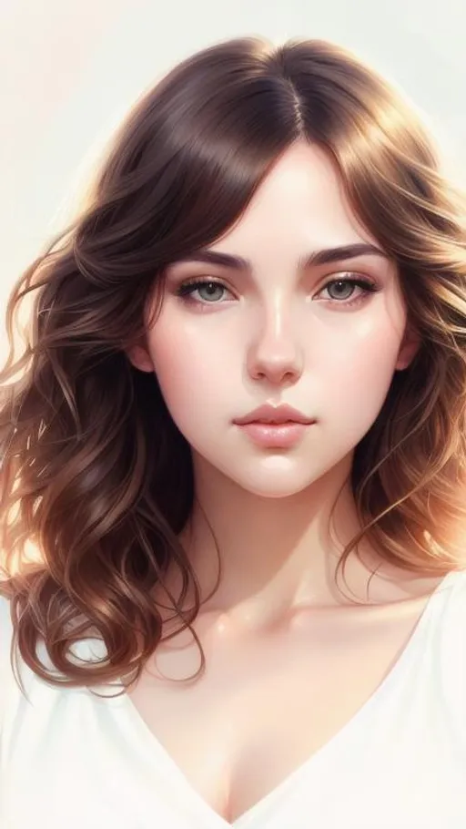 Closeup face portrait of a Lisa Minci, smooth soft s... | OpenArt