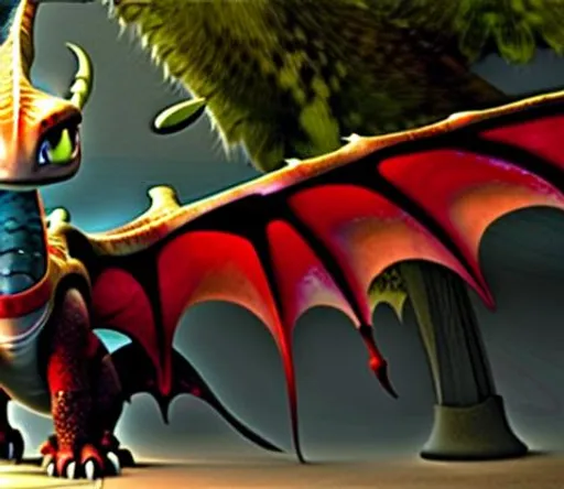 Prompt:  Httyd new dragon 