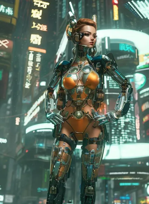 Prompt: ((best quality)), ((masterpiece)), ((realistic)), (detailed) illustration photographic , a sci-fi character in a transparent latex bikini with robotic limbs, in a cyberpunk setting, cyborg, implants, high details, realistic, photorealism, 8k, perfect composition, hd octane render ,high resolution scan, masterpiece, hyperrealism, delicate detailed complex, highly detailed, intricate detailed, volumetric lighting, light reflection, highly detailed concept art, trending on artstation, vivid colors,
(((close up face shoot))), dim lights, 8k uhd, realistic, Nikon z9, raytracing, focus face, (sharpness:2. 0)