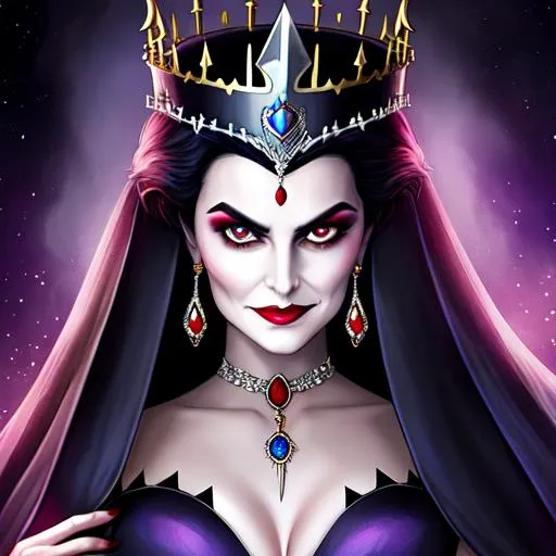 Prompt: evil queen