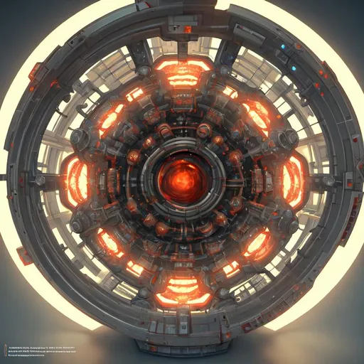 what it looks like inside of an atomic particle, art...