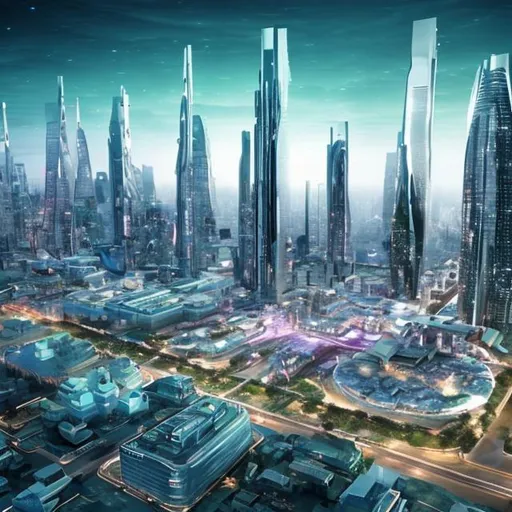 Prompt: Future cities 