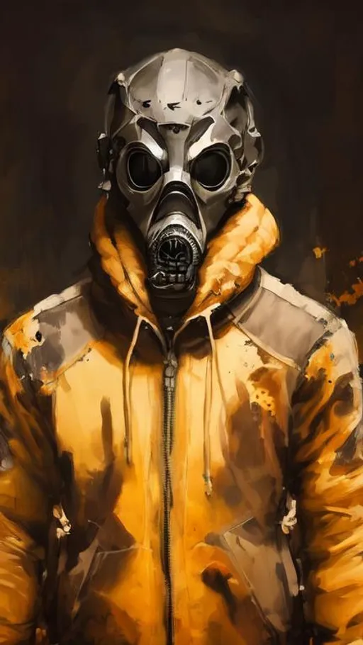Prompt: Recreate variations of image provided with skull and gas mask, realistic, UHD, hyper detailed, sinister