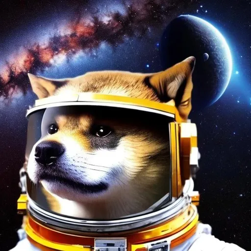 Prompt: space doge PHOTO, surprise me