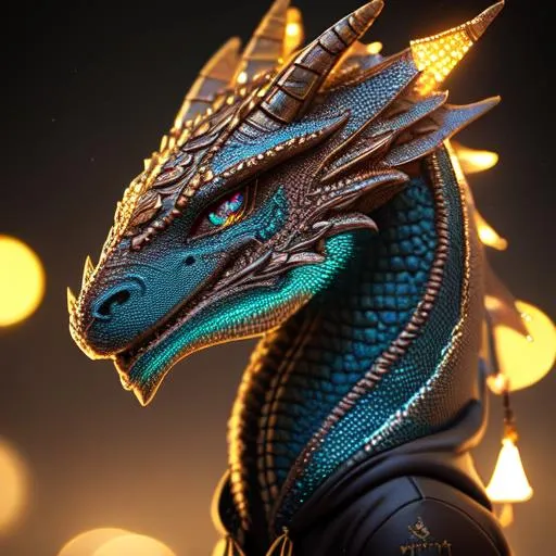 Prompt: Dragon wearing a hoodie, perfect composition, hyperrealistic, super detailed, 8k, high quality, trending art, trending on artstation, sharp focus, studio photo, intricate details, highly detailed, fairy lights, brokeh, gothic