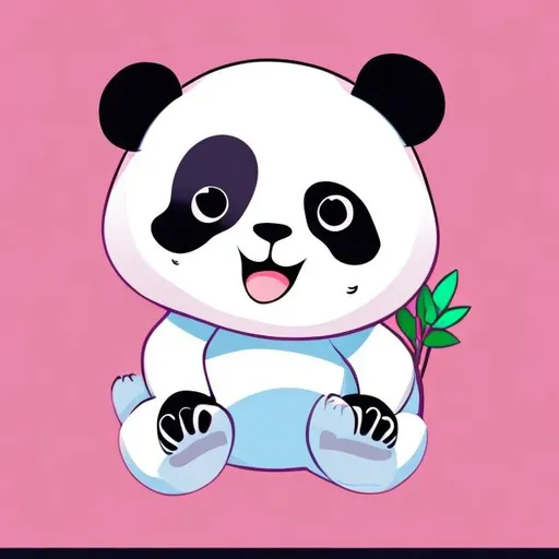 Prompt: cute panda vector




