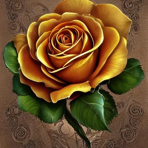 Prompt: golden rose highly detailed HD resolution fully centered fit in render full body view, wavy beautiful, Disney illustration style, 3D, realistic eyes, centered, art style of deviant-art, intricate, elegant, highly detailed, glamorous, digital painting,