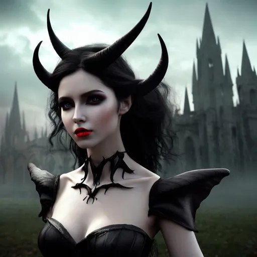 Lovely Horns :)  Dark fairy costume, Fashion, Gothic fashion