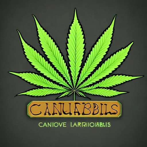 Prompt: cannabis label