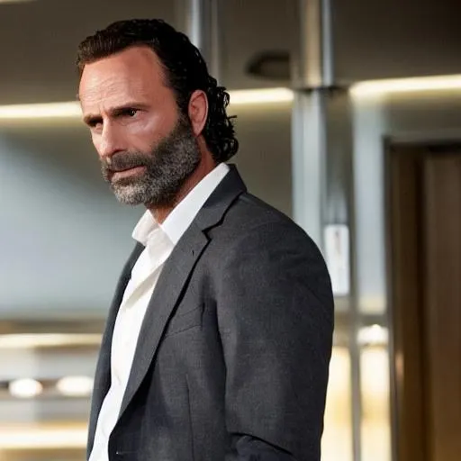 Prompt: Rick Grimes Hitting the Griddy