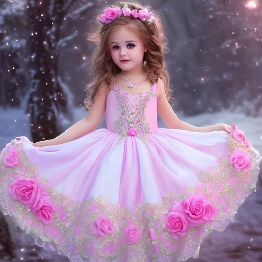 Prompt: Create a beautiful girl picture in beautiful dress 8k HD