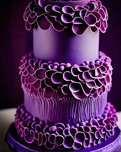 Kuki's Bakes - ~ Light Purple Color Engagement Cake with... | Facebook