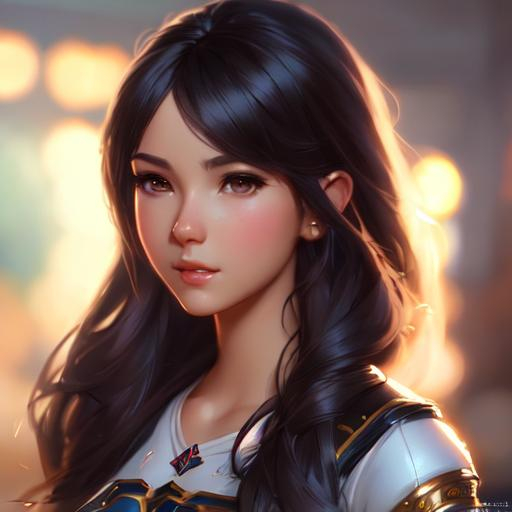 A cute girl, hyper-detailed, ultra-detailed 3d, a Pi... | OpenArt