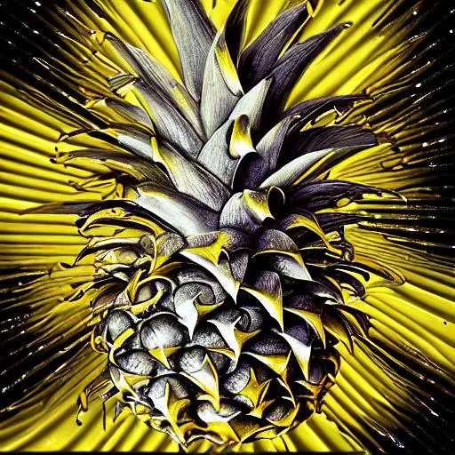 Prompt: detailed surreal pineapple album cover 4k
