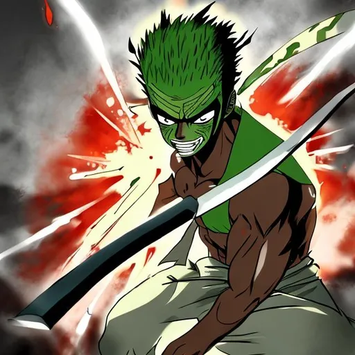 Prompt: e.g zoro

