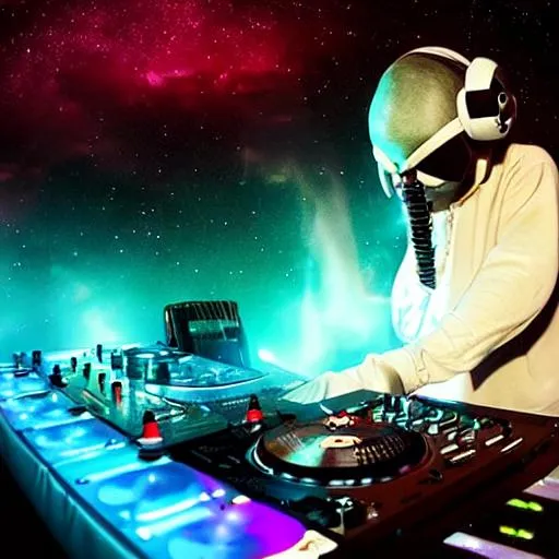 Prompt: Extraterrestrial, DJ Producer