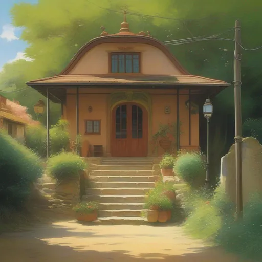 Prompt: ghibli film set in maconda from 100 years of solitude