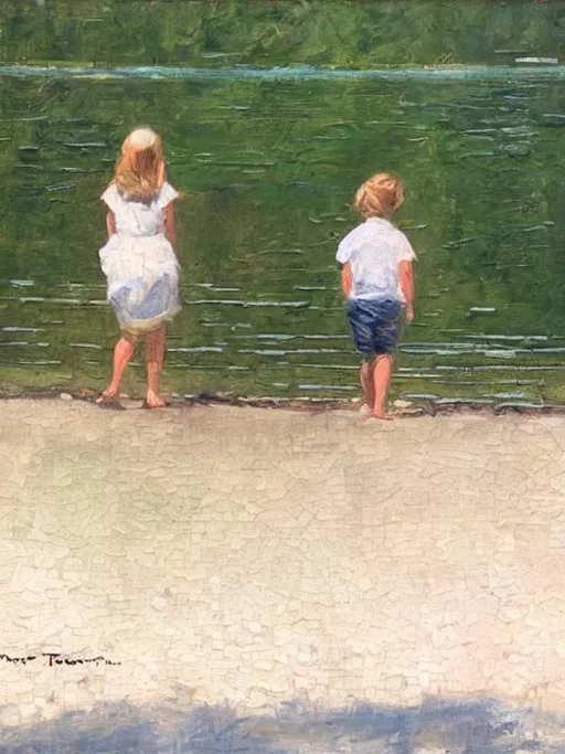 Prompt: Impressionism, bright oil colors