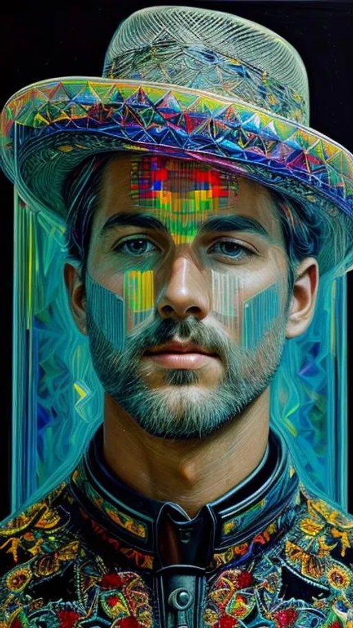 Prompt: (multi-layered holography),(collagedholography), (multiple exposure:1.25), (basis,light rayline around,beautiful detailed face,cowboy shot,dissolution:1.05),(2D,painting,illustration,masterpiece,intricate detail,ultra-detailed,highest resolution,best quality,ultra quality,sharp&smooth,bestshading&lighting),(distortion,Beautiful luminescence and transparency:1.25),(realistic),high contrast, <lora:transparent_chrome:1:INALL>