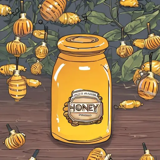 Prompt: honey pot