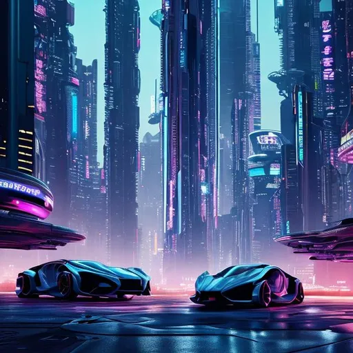 Prompt: future, cyberpunk, flying cars, car in the center
Format 1080x1920