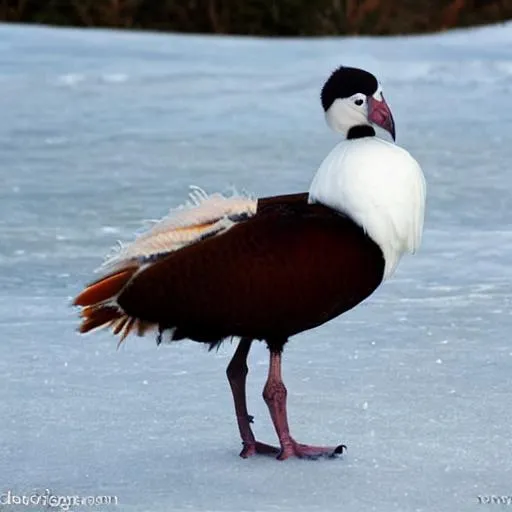 Prompt: ice feafowl
