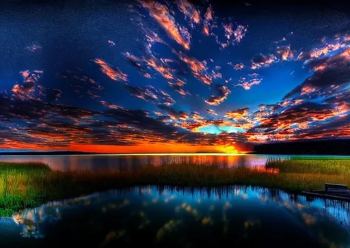 Prompt: long shot scenic professional photograph of {the lakes in Michigan}, perfect viewpoint, highly detailed, wide-angle lens, hyper realistic, with dramatic sky, polarizing filter, natural lighting, vivid colors, everything in sharp focus, HDR, UHD, 64K