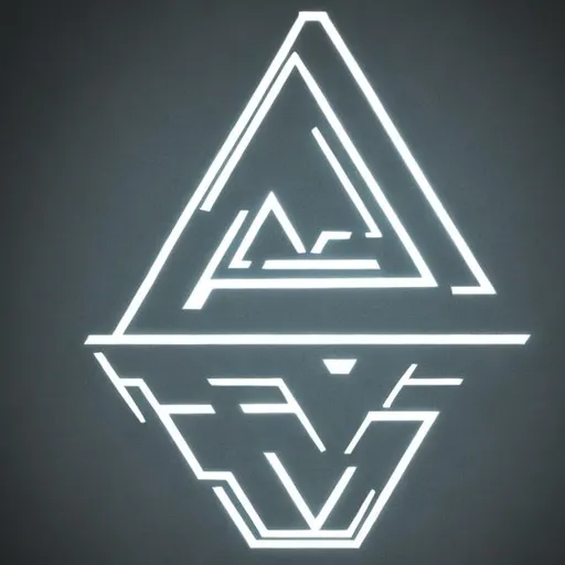 Prompt: Upside down triangle logo with text saying “New Era”