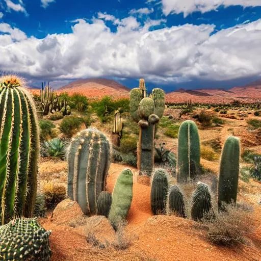 Prompt: long shot scenic professional photograph of {scenery}Morocco, perfect viewpoint, cactus and dry plants, highly detailed, wide-angle lens, hyper realistic, with dramatic sky, polarizing filter, natural lighting, vivid colors, everything in sharp focus, HDR, UHD, 64K